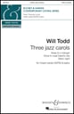 Three Jazz Carols SATB Singer's Edition cover